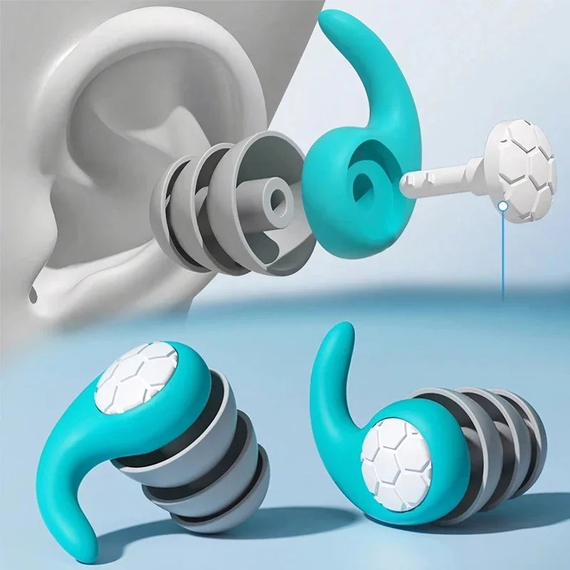 Triple-Layer Noise-Cancelling Earplugs