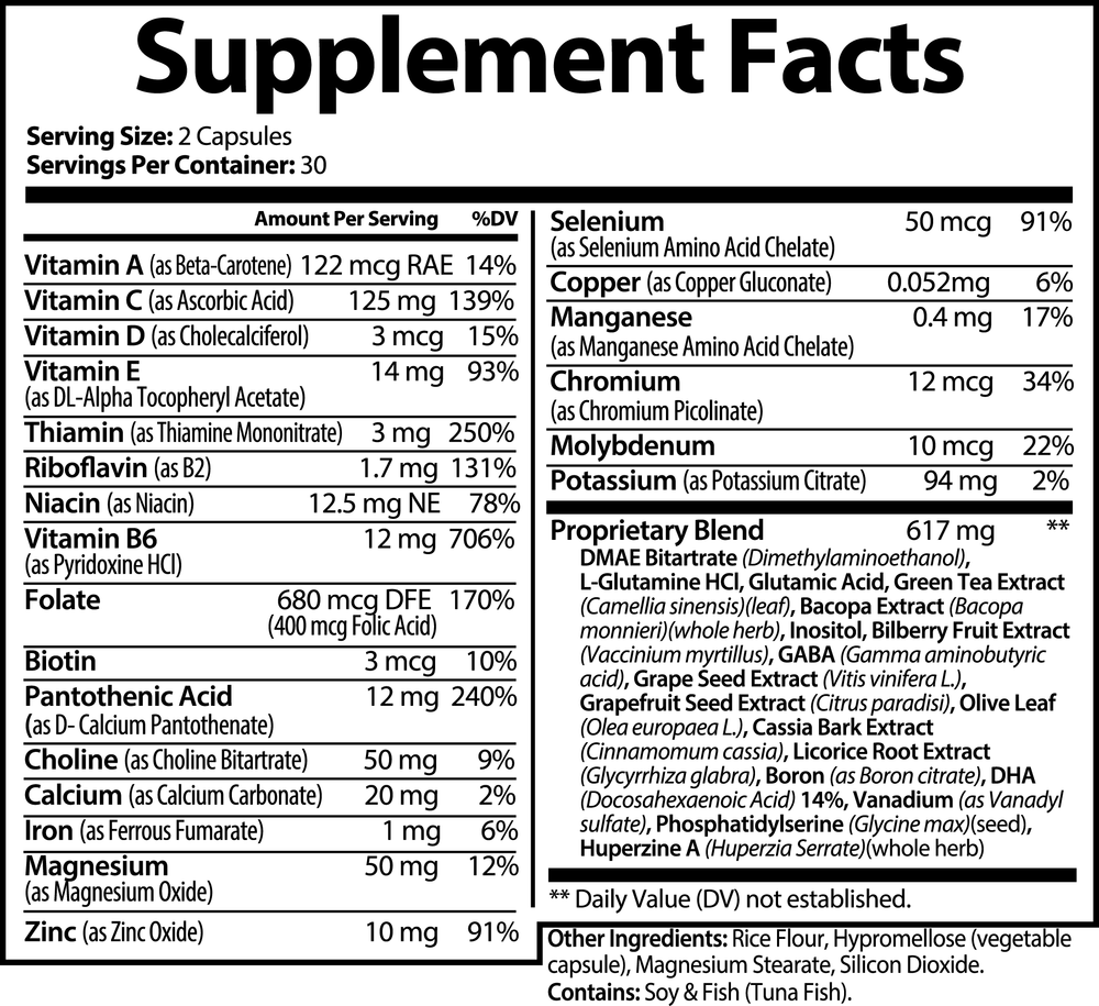 Energy & Focus Formula