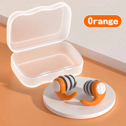 Silicone Noise Cancelling Earplugs Noise Filter Sleep Swimming Waterproof Three Layer Mute Earplugs