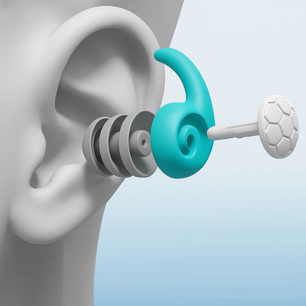 Triple-Layer Noise-Cancelling Earplugs