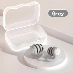 Silicone Noise Cancelling Earplugs Noise Filter Sleep Swimming Waterproof Three Layer Mute Earplugs