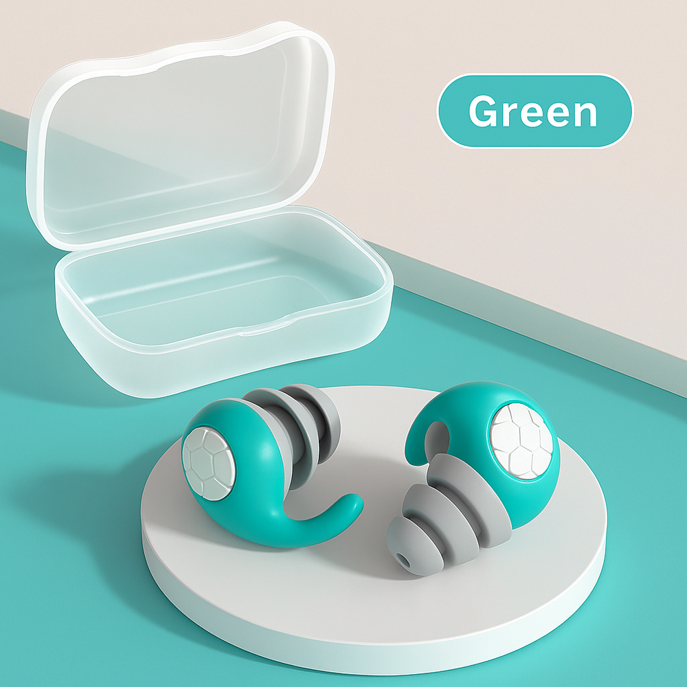 Triple-Layer Noise-Cancelling Earplugs